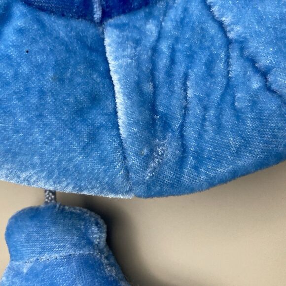 STITCH Blue Plush Hat With Paws Walt Disney World Teeth Cap Adjustable Costume - Picture 7 of 9